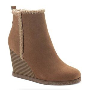 Sun + Stone Camillia Wedge Booties,